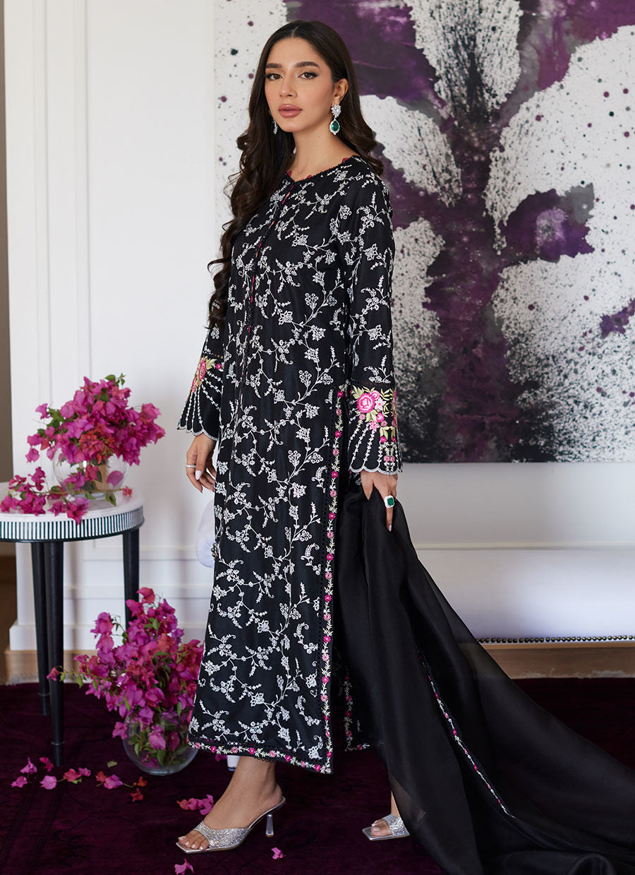 Farah Talib Aziz | Luna Eid Collection 24 | VITTORIA Black - House Of Hania