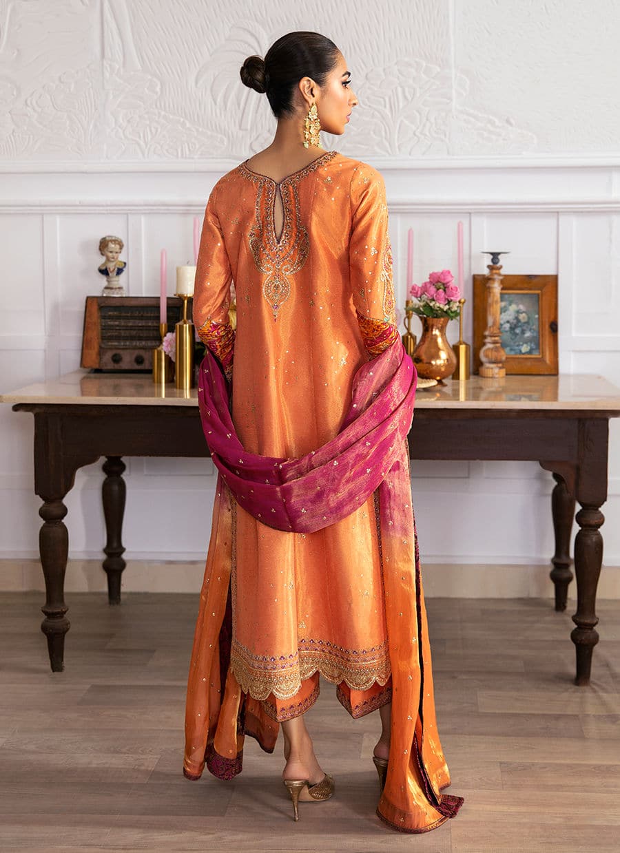 Farah Talib Aziz | Mayna Festive Luxe | ALEEN APRICOT - House Of Hania