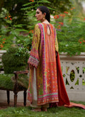 Farah Talib Aziz | Mayna Festive Prints 24 | Aifa Shirt And Dupatta - House Of Hania