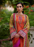 Farah Talib Aziz | Mayna Festive Prints 24 | Aifa Shirt And Dupatta - House Of Hania