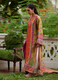 Farah Talib Aziz | Mayna Festive Prints 24 | Aifa Shirt And Dupatta - House Of Hania