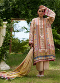 Farah Talib Aziz | Mayna Festive Prints 24 | Delkash Shirt And Dupatta - House Of Hania