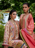 Farah Talib Aziz | Mayna Festive Prints 24 | Delkash Shirt And Dupatta - House Of Hania
