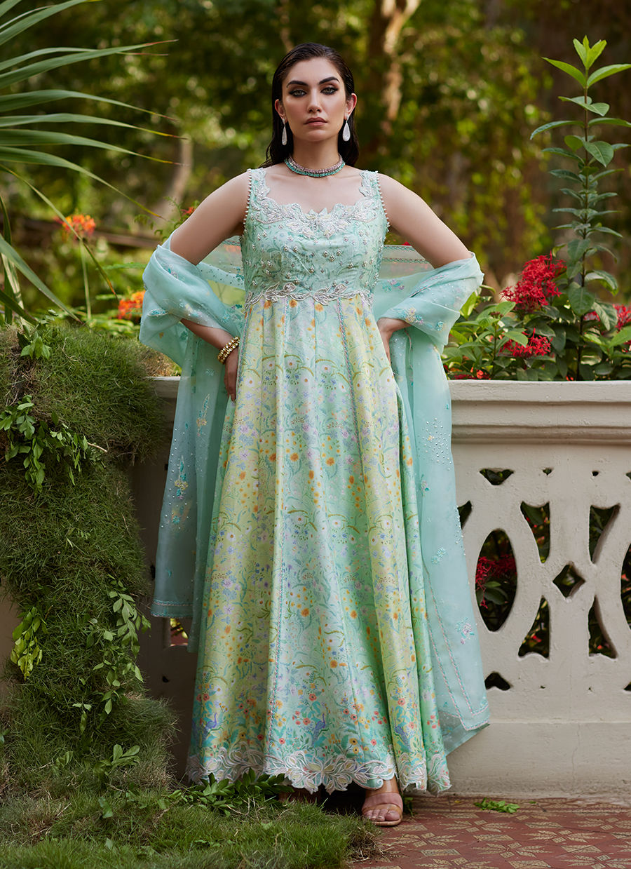 Farah Talib Aziz | Mayna Festive Prints 24 | Ifaa Kalidaar - House Of Hania