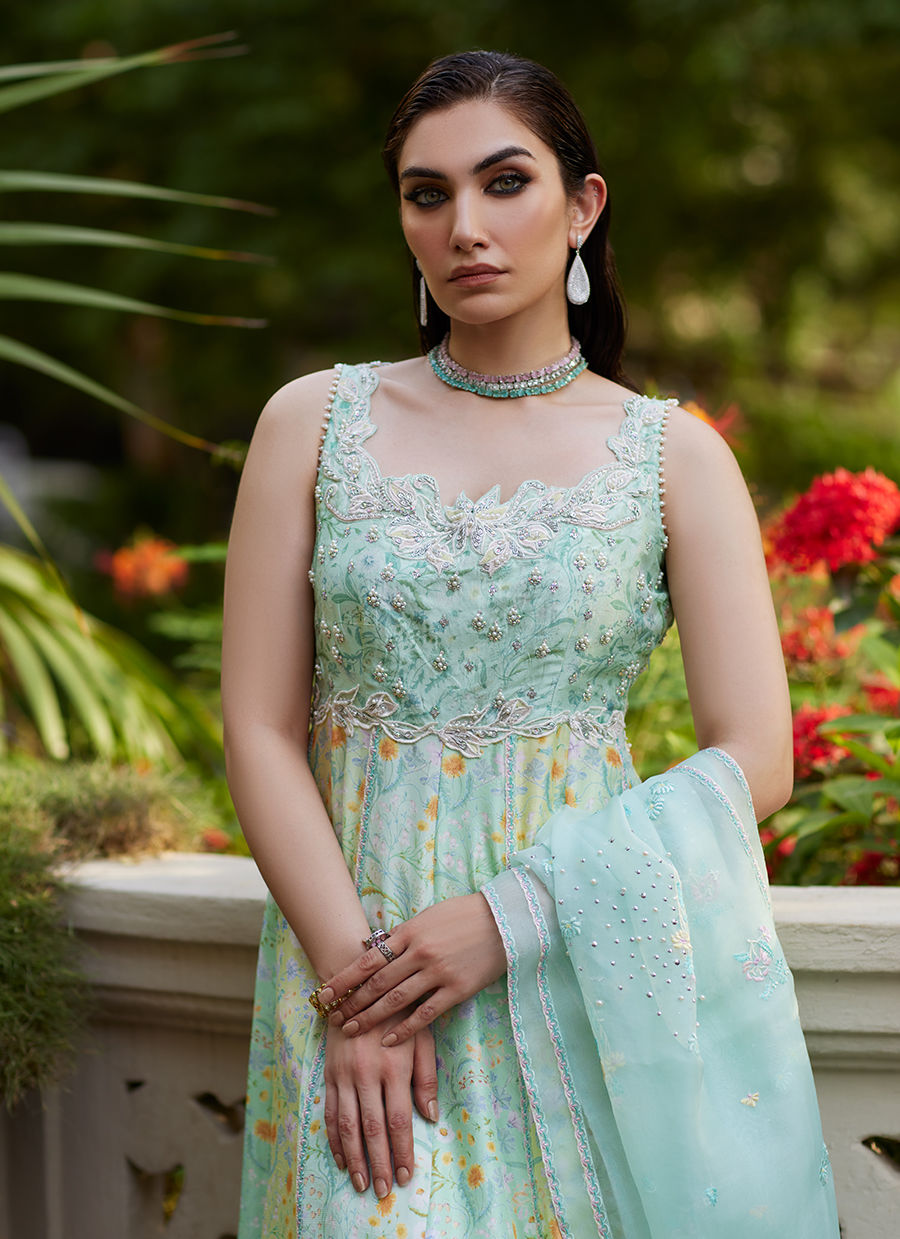 Farah Talib Aziz | Mayna Festive Prints 24 | Ifaa Kalidaar - House Of Hania