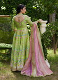 Farah Talib Aziz | Mayna Festive Prints 24 | Limees Kalidaar With Dupatta - House Of Hania