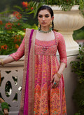 Farah Talib Aziz | Mayna Festive Prints 24 | Noorie Kalidaar And Dupatta - House Of Hania