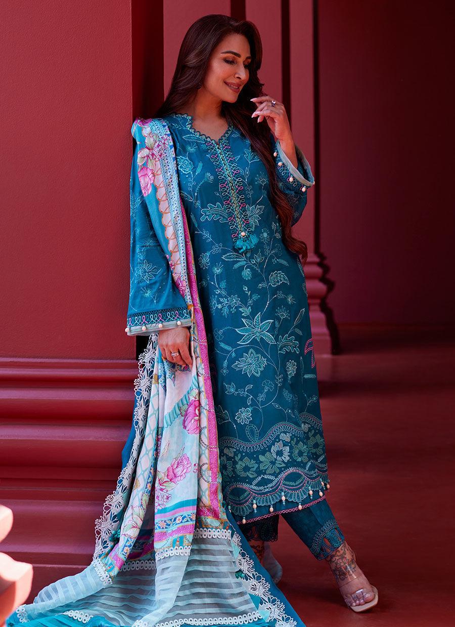 Farah Talib Aziz - Moanna Teal - House Of Hania