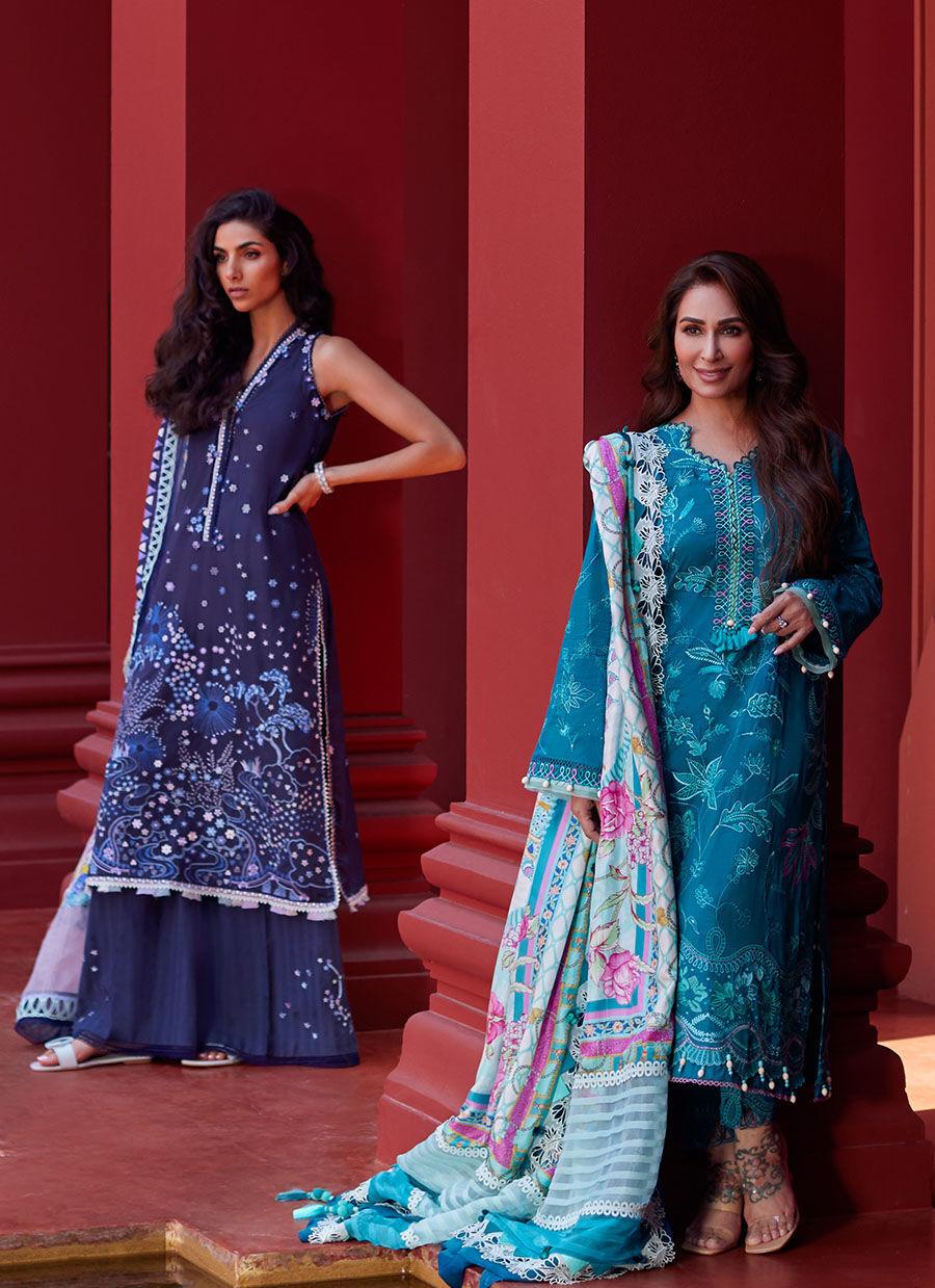 Farah Talib Aziz - Moanna Teal - House Of Hania
