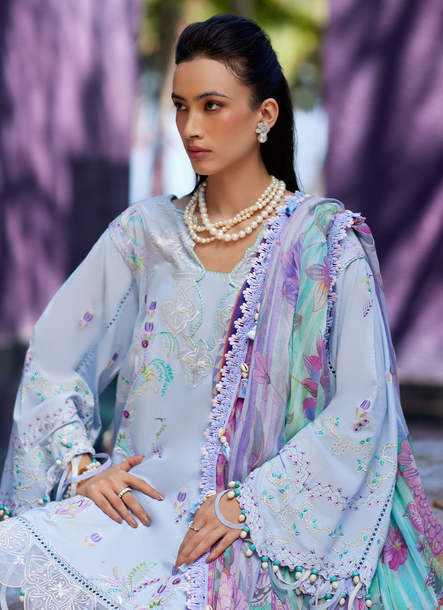 Farah Talib Aziz | Suay Lawn 24 | CALLISTA WEDGEWOOD - House Of Hania