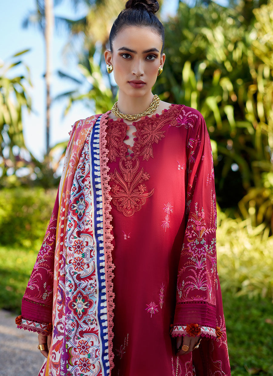 Farah Talib Aziz | Suay Lawn 24 | ENZO RED - House Of Hania