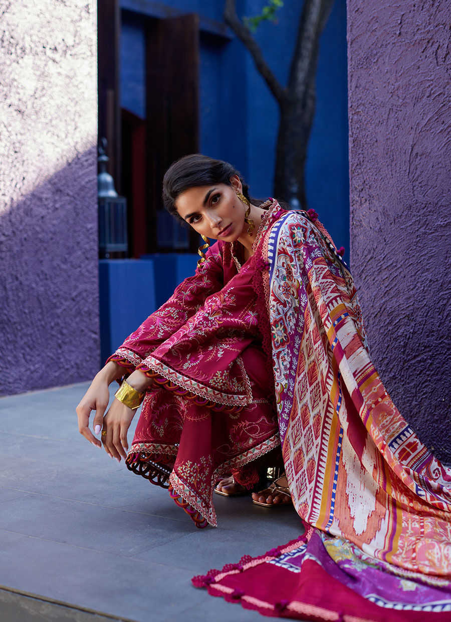 Farah Talib Aziz | Suay Lawn 24 | ENZO RED - House Of Hania