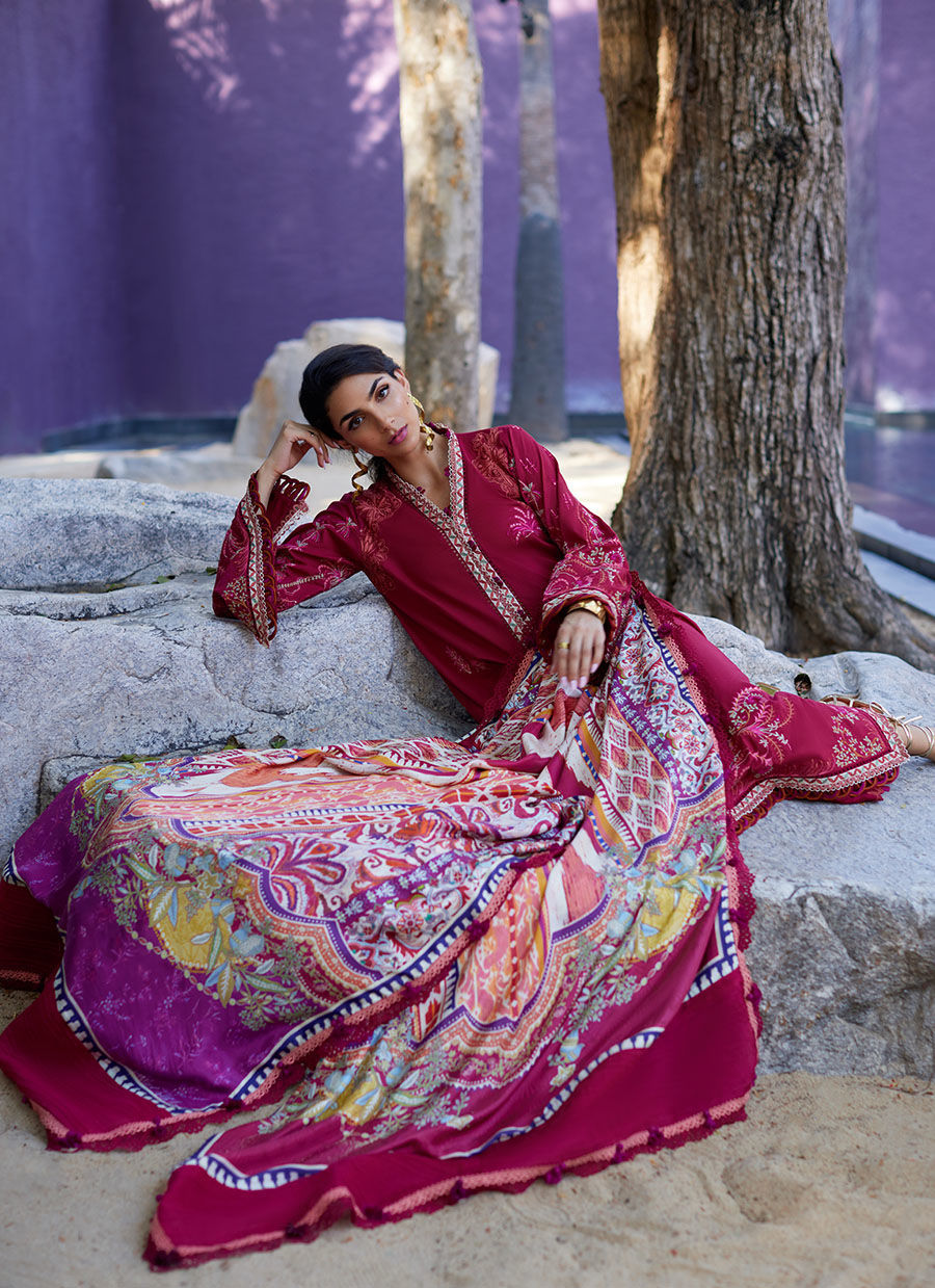 Farah Talib Aziz | Suay Lawn 24 | ENZO RED - House Of Hania