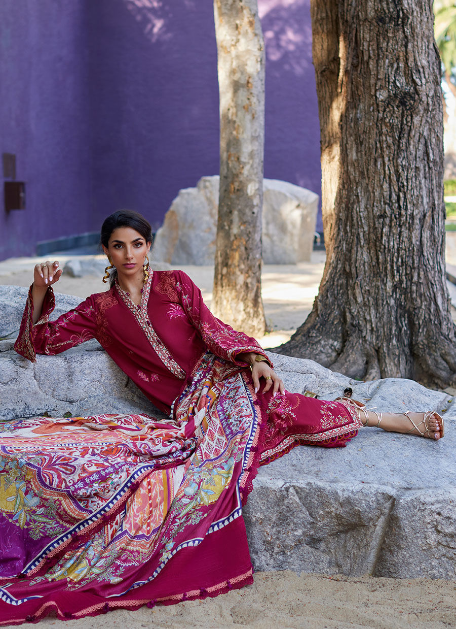 Farah Talib Aziz | Suay Lawn 24 | ENZO RED - House Of Hania