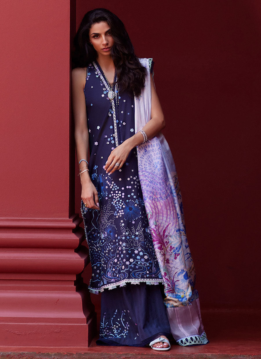 Farah Talib Aziz | Suay Lawn 24 | IZEA BLUE - House Of Hania