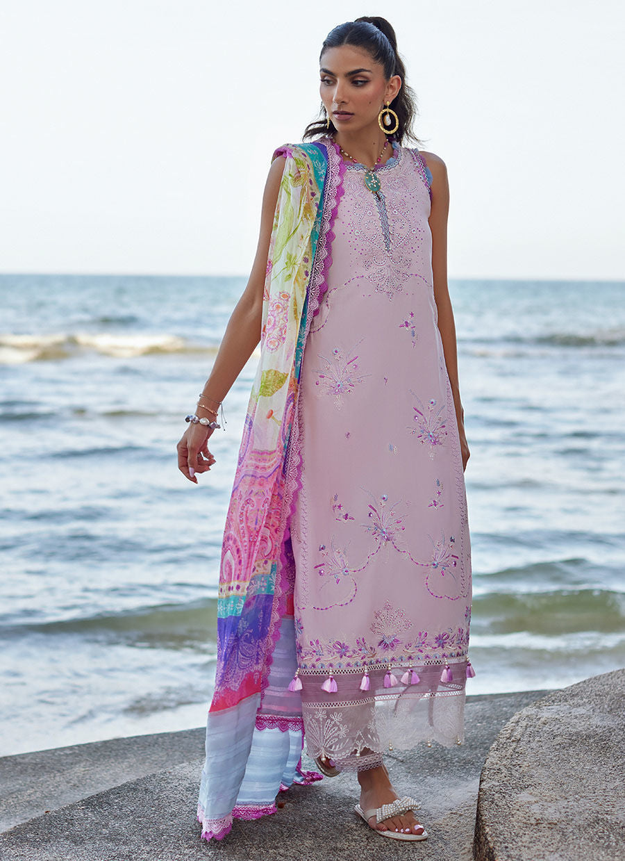 Farah Talib Aziz | Suay Lawn 24 | IZUMI PINK - House Of Hania