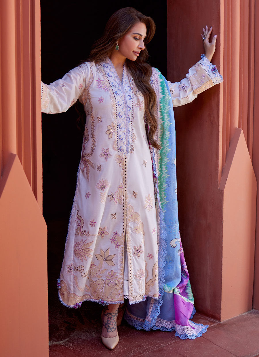 Farah Talib Aziz | Suay Lawn 24 | MIWA IVORY - House Of Hania