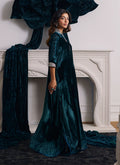 Farah Talib Aziz | Velvets The After Party | ALITA EMERALD KAFTAN - House Of Hania