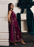 Farah Talib Aziz | Velvets The After Party | CHANTELLE SHIRT AND DUPATTA - House Of Hania