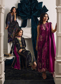 Farah Talib Aziz | Velvets The After Party | CHANTELLE SHIRT AND DUPATTA - House Of Hania