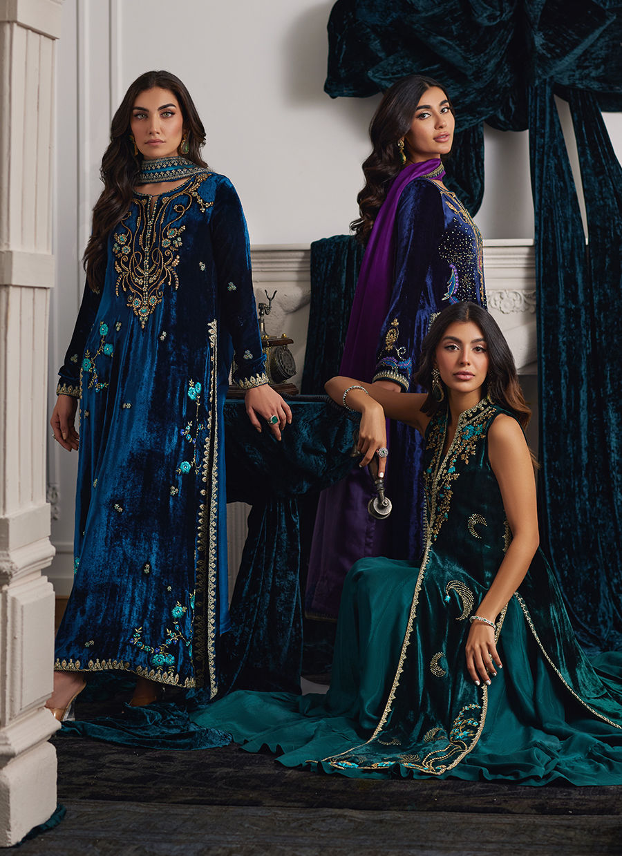 Farah Talib Aziz | Velvets The After Party | DIO SHIRT AND DUPATTA - House Of Hania