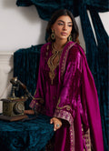 Farah Talib Aziz | Velvets The After Party | EMILI VELVET SHIRT AND DUPATTA - House Of Hania