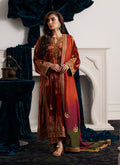 Farah Talib Aziz | Velvets The After Party | GRAZIELA SHIRT AND DUPATTA - House Of Hania