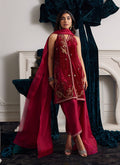 Farah Talib Aziz | Velvets The After Party | ISMAYA SHIRT AND DUPATTA - House Of Hania