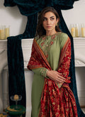 Farah Talib Aziz | Velvets The After Party | LEESHA VELVET SHAWL - House Of Hania