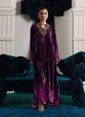 Farah Talib Aziz | Velvets The After Party | NIA OMBRE VELVET KAFTAN - House Of Hania