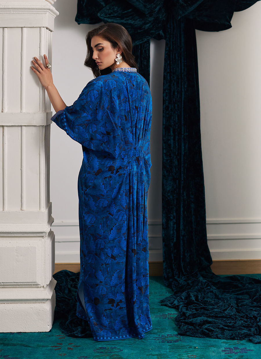 Farah Talib Aziz | Velvets The After Party | ROZ SAPPHIRE KAFTAN - House Of Hania