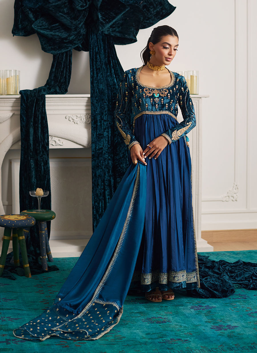 Farah Talib Aziz | Velvets The After Party | SYLVIA KALIDAAR AND DUPATTA - House Of Hania