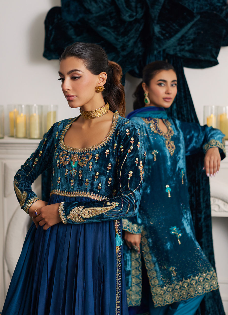 Farah Talib Aziz | Velvets The After Party | SYLVIA KALIDAAR AND DUPATTA - House Of Hania