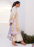 Farah Talib Aziz | Zaza Prints 24 | AMETHYST TRELLIS SHIRT AND DUPATTA - House Of Hania