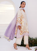 Farah Talib Aziz | Zaza Prints 24 | AMETHYST TRELLIS SHIRT AND DUPATTA - House Of Hania