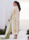 Farah Talib Aziz | Zaza Prints 24 | SAGE TRELLIS SHIRT AND DUPATTA - House Of Hania