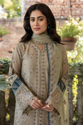 Farasha | Bahaar Embroidered Lawn | Whimsical Sage - House Of Hania