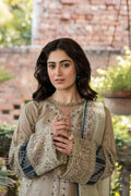 Farasha | Bahaar Embroidered Lawn | Whimsical Sage - House Of Hania