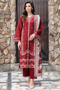 Farasha | Eminence Khaddar 25 | Claret - House Of Hania