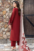 Farasha | Eminence Khaddar 25 | Claret - House Of Hania
