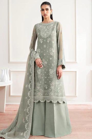 Farasha | Essence formals 25 | Ash Green - House Of Hania