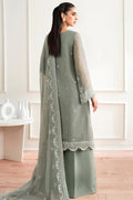 Farasha | Essence formals 25 | Ash Green - House Of Hania