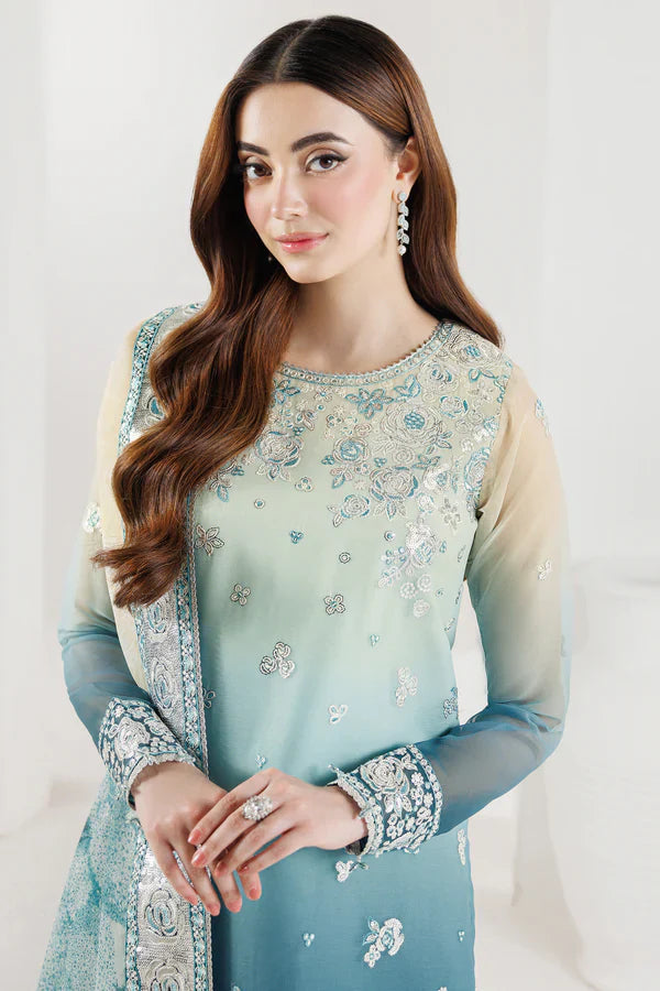 Farasha | Fiorella Formals'26 | Azure Pearl - House Of Hania