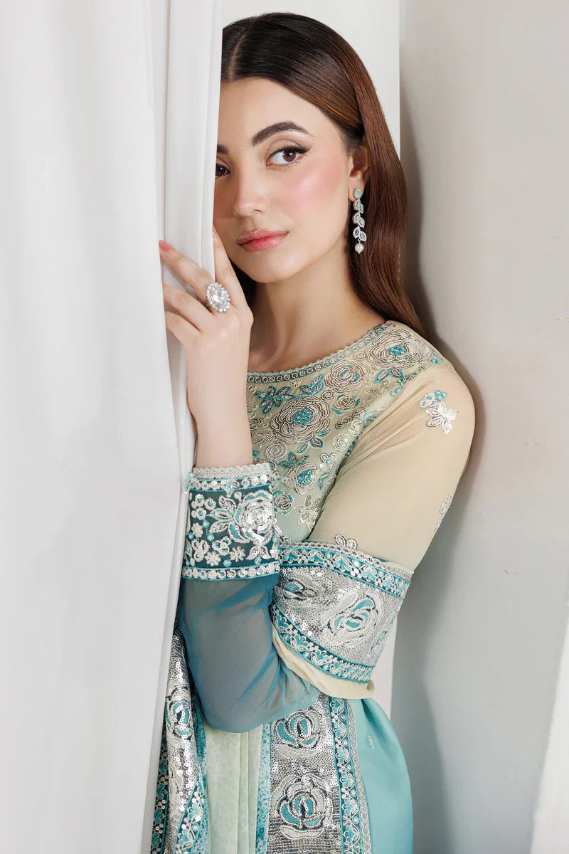 Farasha | Fiorella Formals'26 | Azure Pearl - House Of Hania
