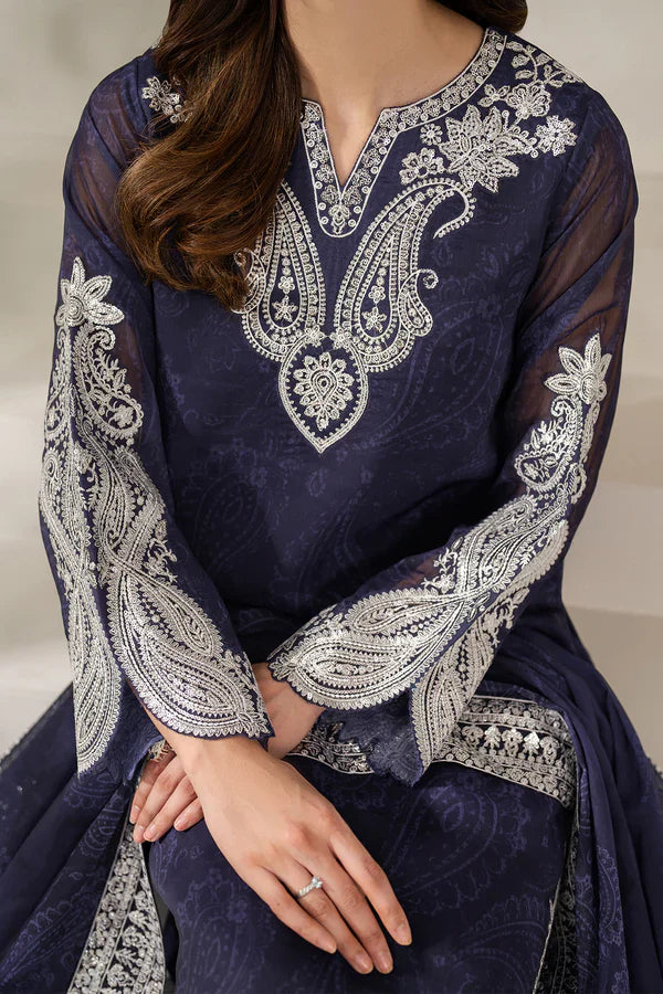 Farasha | Fiorella Formals'26 | Blue Dazzle - House Of Hania