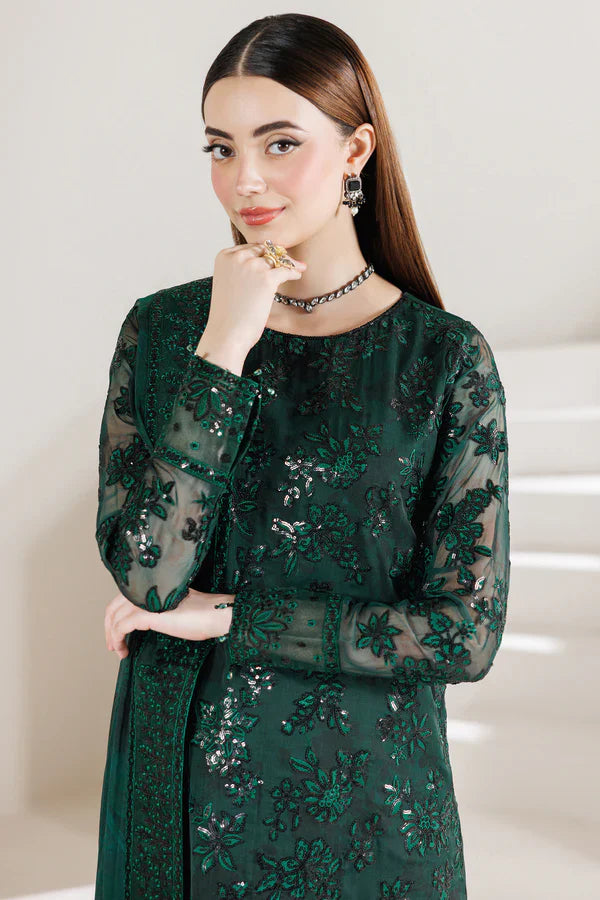 Farasha | Fiorella Formals'26 | Jade Majesty - House Of Hania
