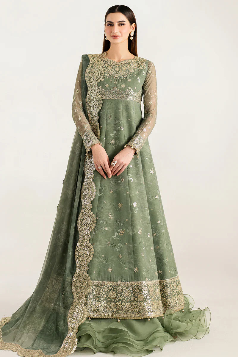 Farasha | Fiorella Formals'26 | Olive Aura - House Of Hania