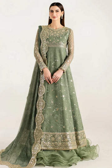 Farasha | Fiorella Formals'26 | Olive Aura - House Of Hania