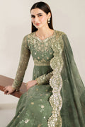 Farasha | Fiorella Formals'26 | Olive Aura - House Of Hania