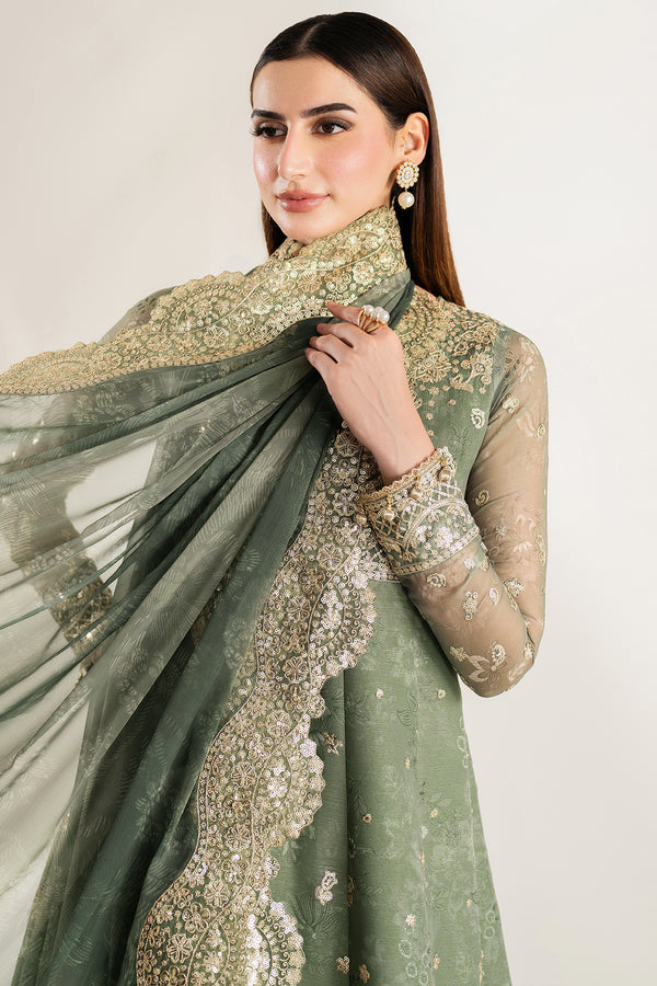 Farasha | Fiorella Formals'26 | Olive Aura - House Of Hania
